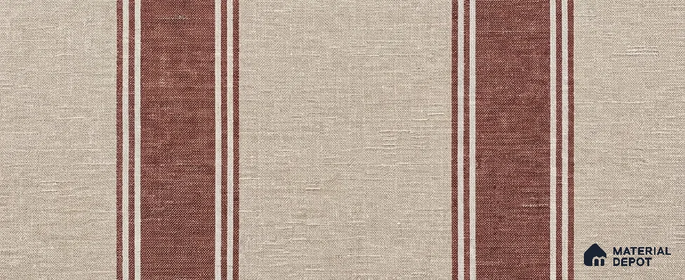 52514-5 | Maroon & Beige Vertical Stripe Patterned Wallpaper - 5 Meter x 42 Inches, 57.41 Sq. Ft.