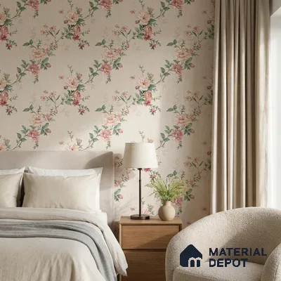 52513-2 | 5 Meter x 42 Inches Florals Look Wallpaper - 57.41 Sq. Ft.