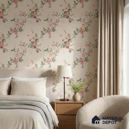 52513-2 | 5 Meter x 42 Inches Florals Look Wallpaper - 57.41 Sq. Ft.