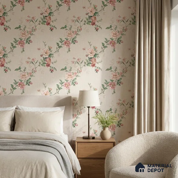 52513-2 | 5 Meter x 42 Inches Florals Look Wallpaper - 57.41 Sq. Ft.