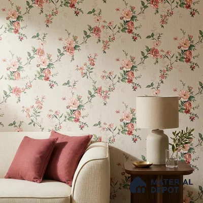52513-2 | 5 Meter x 42 Inches Florals Look Wallpaper - 57.41 Sq. Ft.