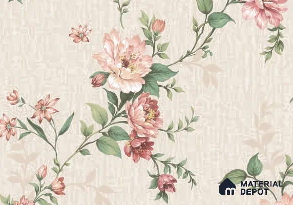 52513-2 | 5 Meter x 42 Inches Florals Look Wallpaper - 57.41 Sq. Ft.