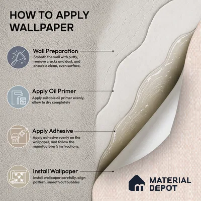 52512-3 | 5 Meter x 42 Inches Fabric Look Wallpaper - 57.41 Sq. Ft.