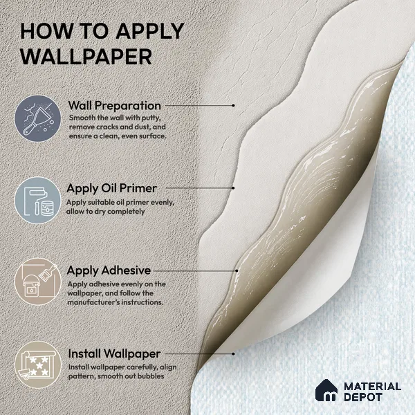 52512-4 | 5 Meter x 42 Inches Fabric Look Wallpaper - 57.41 Sq. Ft.