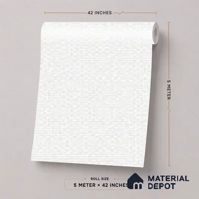 52511-1 | 5 Meter x 42 Inches Fabric Look Wallpaper - 57.41 Sq. Ft.