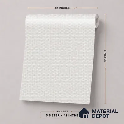 52511-3 | 5 Meter x 42 Inches Fabric Look Wallpaper - 57.41 Sq. Ft.