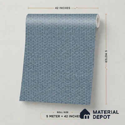 52511-5 | 5 Meter x 42 Inches Fabric Look Wallpaper - 57.41 Sq. Ft.