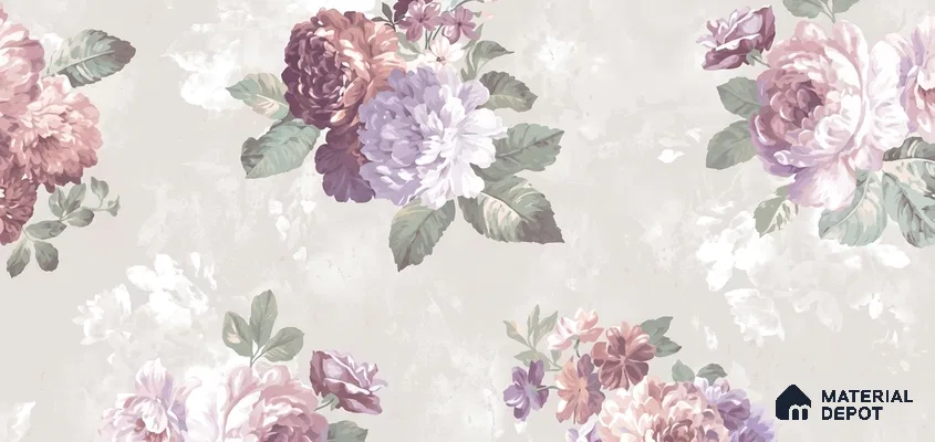 52510-1 | 5 Meter x 42 Inches Florals Look Wallpaper - 57.41 Sq. Ft.