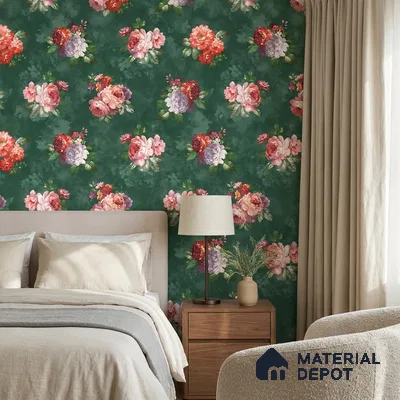 52510-2 | 5 Meter x 42 Inches Florals Look Wallpaper - 57.41 Sq. Ft.