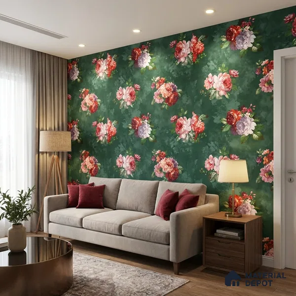 52510-2 | 5 Meter x 42 Inches Florals Look Wallpaper - 57.41 Sq. Ft.