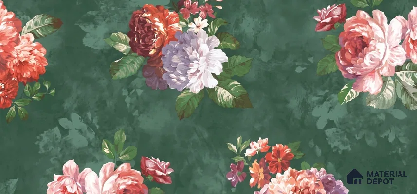 52510-2 | 5 Meter x 42 Inches Florals Look Wallpaper - 57.41 Sq. Ft.