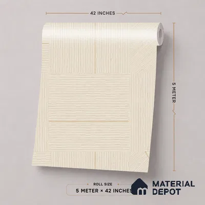 52509-1 | 5 Meter x 42 Inches Patterned Look Wallpaper - 57.41 Sq. Ft.
