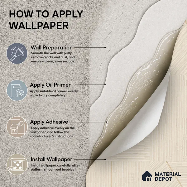 52509-1 | 5 Meter x 42 Inches Patterned Look Wallpaper - 57.41 Sq. Ft.