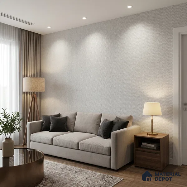 52508-1 | 5 Meter x 42 Inches Fabric Look Wallpaper - 57.41 Sq. Ft.
