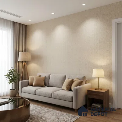 52508-2 | 5 Meter x 42 Inches Fabric Look Wallpaper - 57.41 Sq. Ft.