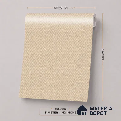 52508-3 | 5 Meter x 42 Inches Fabric Look Wallpaper - 57.41 Sq. Ft.