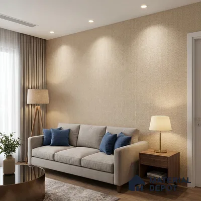 52508-3 | 5 Meter x 42 Inches Fabric Look Wallpaper - 57.41 Sq. Ft.