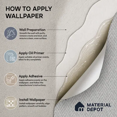 52508-4 | 5 Meter x 42 Inches Fabric Look Wallpaper - 57.41 Sq. Ft.