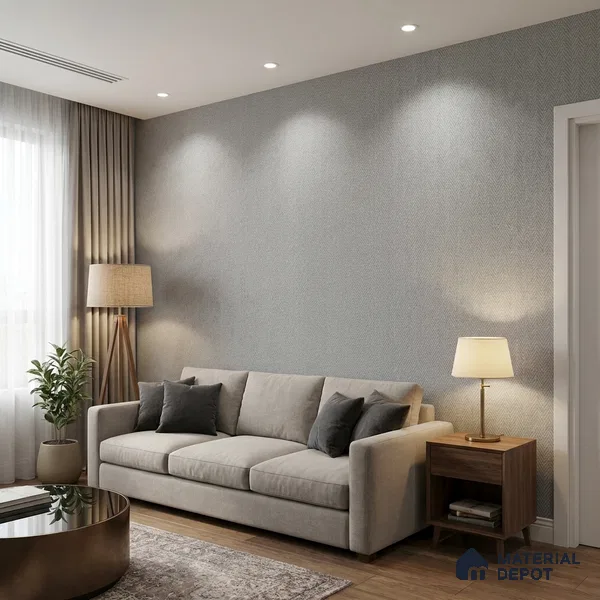 52508-4 | 5 Meter x 42 Inches Fabric Look Wallpaper - 57.41 Sq. Ft.