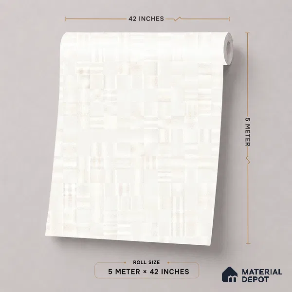 52507-1 | 5 Meter x 42 Inches Fabric Look Wallpaper - 57.41 Sq. Ft.