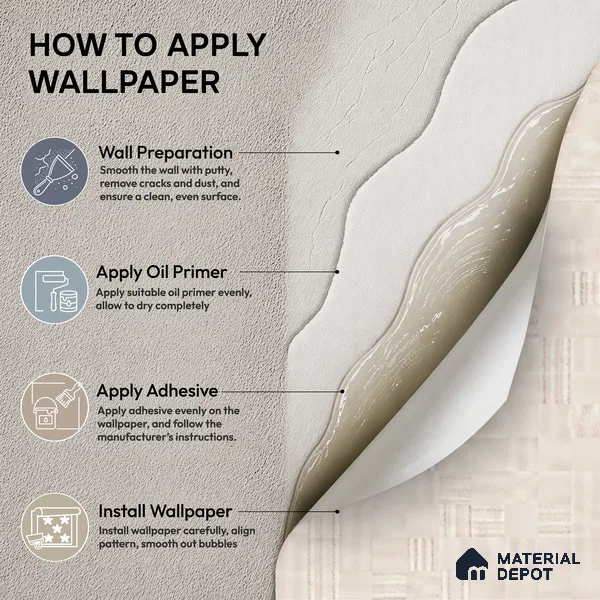 52507-2 | 5 Meter x 42 Inches Fabric Look Wallpaper - 57.41 Sq. Ft.