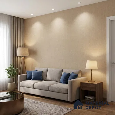 52507-4 | 5 Meter x 42 Inches Fabric Look Wallpaper - 57.41 Sq. Ft.