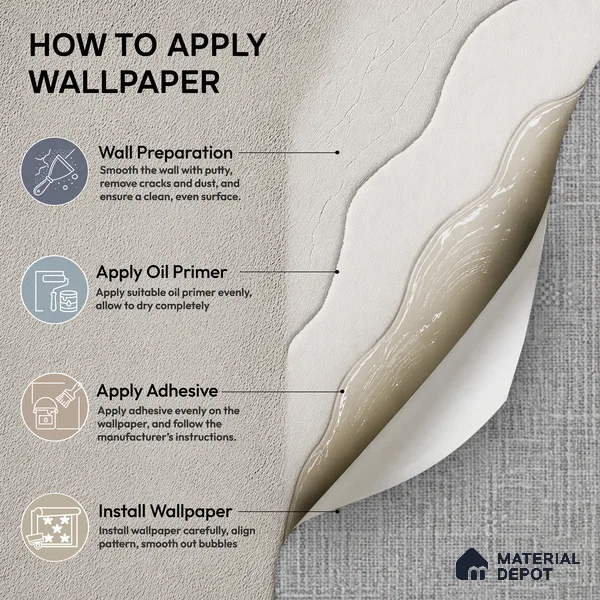 52507-6 | 5 Meter x 42 Inches Fabric Look Wallpaper - 57.41 Sq. Ft.