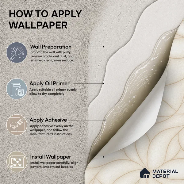 52506-1 | 5 Meter x 42 Inches Patterned Look Wallpaper - 57.41 Sq. Ft.