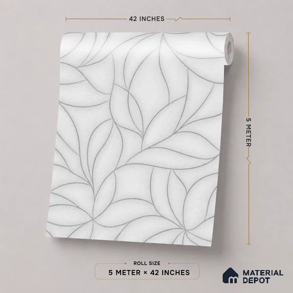 52506-3 | 5 Meter x 42 Inches Patterned Look Wallpaper - 57.41 Sq. Ft.