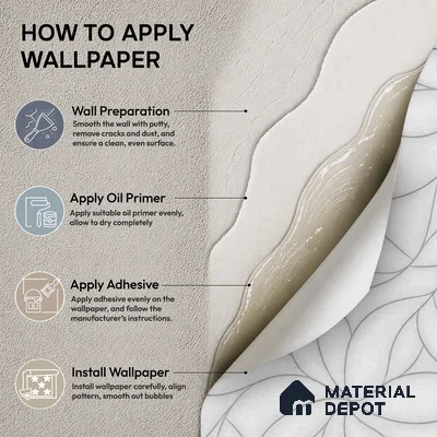 52506-3 | 5 Meter x 42 Inches Patterned Look Wallpaper - 57.41 Sq. Ft.