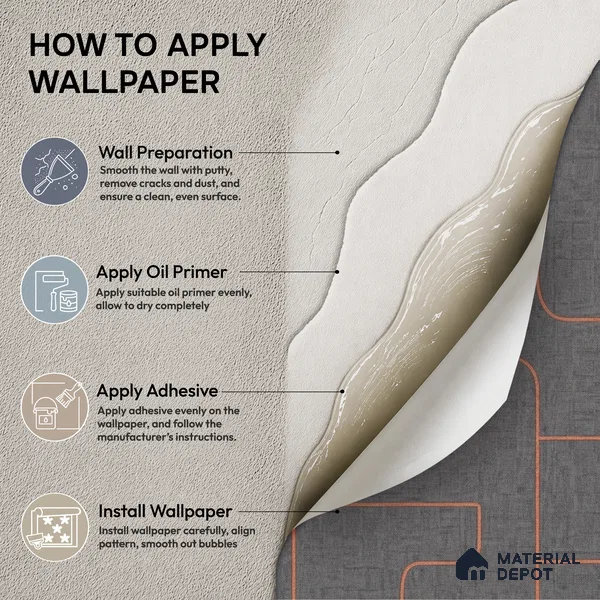 52504-3 | 5 Meter x 42 Inches Patterned Look Wallpaper - 57.41 Sq. Ft.