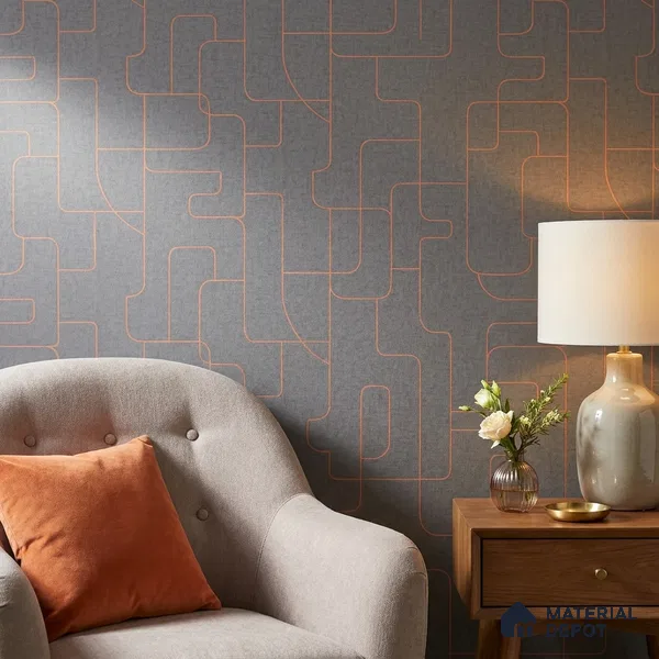 52504-3 | 5 Meter x 42 Inches Patterned Look Wallpaper - 57.41 Sq. Ft.