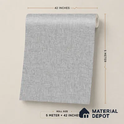 52503-3 | 5 Meter x 42 Inches Fabric Look Wallpaper - 57.41 Sq. Ft.