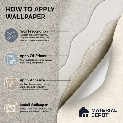 52503-4 | 5 Meter x 42 Inches Fabric Look Wallpaper - 57.41 Sq. Ft.