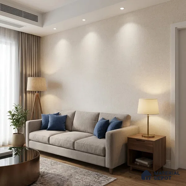 52503-4 | 5 Meter x 42 Inches Fabric Look Wallpaper - 57.41 Sq. Ft.
