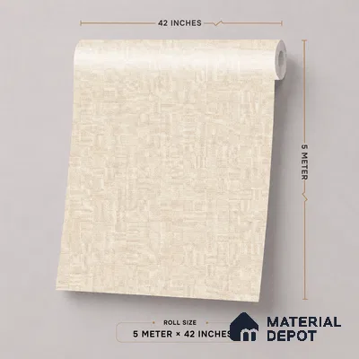 52503-5 | 5 Meter x 42 Inches Fabric Look Wallpaper - 57.41 Sq. Ft.