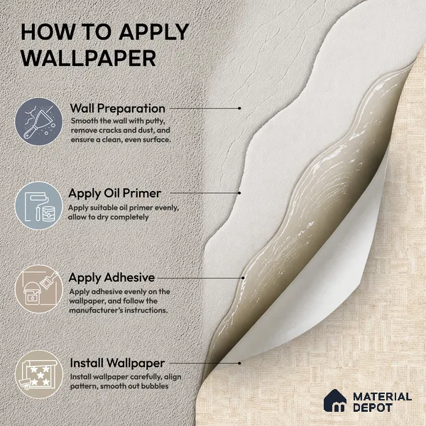 52503-5 | 5 Meter x 42 Inches Fabric Look Wallpaper - 57.41 Sq. Ft.