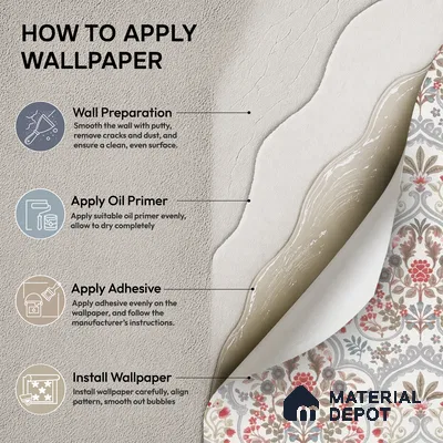 52502-2 | Grey & Blue Floral Damask Patterned Wallpaper - 5 Meter x 42 Inches, 57.41 Sq. Ft.