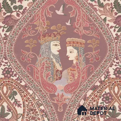 Kashmir Indian Design Handmade Wallpaper Customised Design