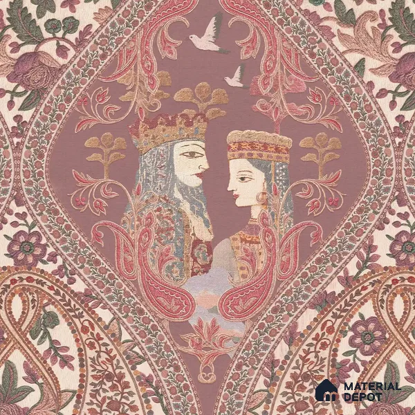 Kashmir Indian Design Handmade Wallpaper Customised Design