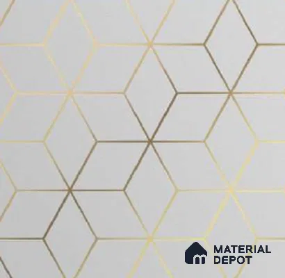 WS 2026 | 10 Meter x 21 Inches Geometric Look Wallpaper - 57.41 Sq. Ft. | Minimum 15% wastage during installation