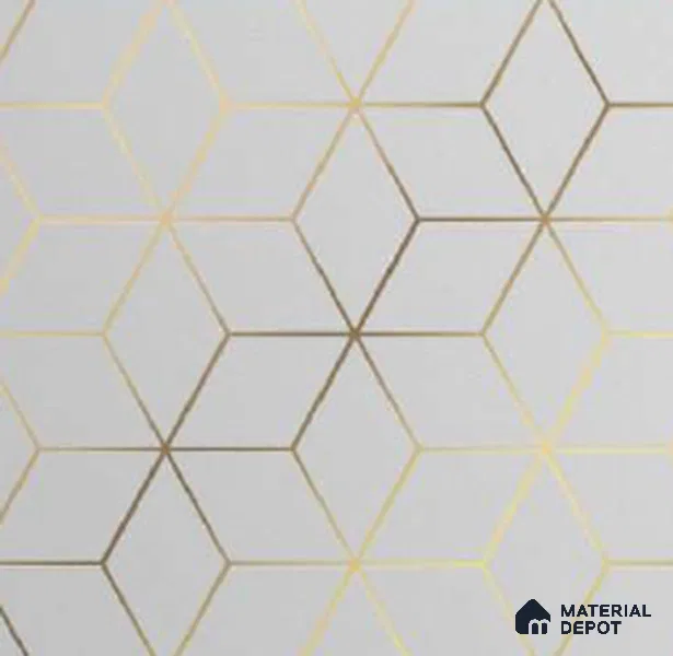 WS 2026 | 10 Meter x 21 Inches Geometric Look Wallpaper - 57.41 Sq. Ft. | Minimum 15% wastage during installation