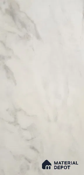 White Marble Look LM 22689 8 ft x 4 ft Texture Finish Decorative Laminate - 1 mm | Suitable for TV Unit, Wardrobe, Kitchen Cabinets