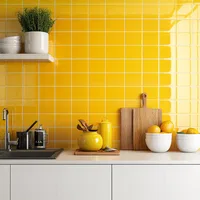 Yellow Subway Tiles