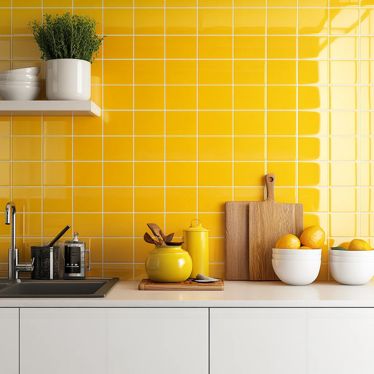Yellow Sub Tile Yellow Subway Tiles – Vibrant Wall & Backsplash Style | Material Depot