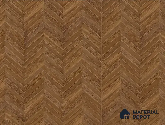 Chevron Engineered Floor EF 00067 C Patternia Liquorice Cinnamon Oak 20 x 4 inch (510x90 mm) - 15 mm | 100% Sustainable | 3 mm Top Layer | 25 Year Warranty | Eco Friendly | Suitable with Underfloor Heating