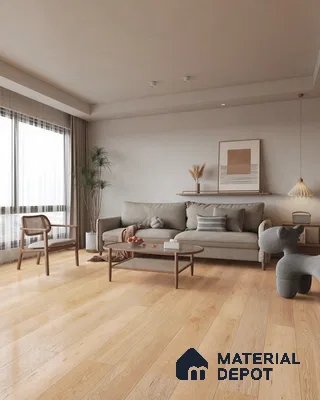 Engineered Wood Floor EF 00068 B Vestige Beige Radiance 75 x 8 inch (1900x194 mm) - 14 mm | 3 Layer Flooring | 3 mm Top Layer | 25 Year Warranty | Eco Friendly | Moisture Resistant | Click Lock Technology