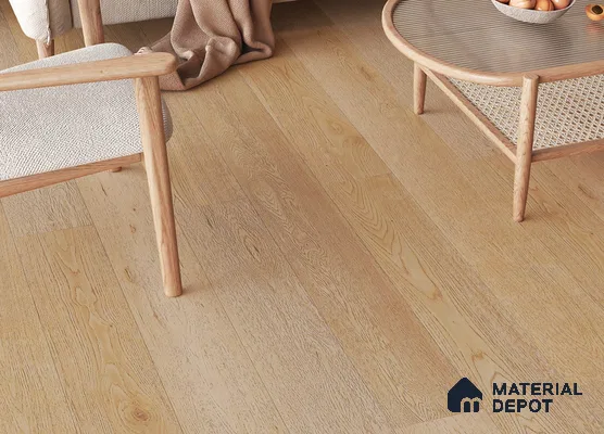 Engineered Wood Floor EF 00068 B Vestige Beige Radiance 75 x 8 inch (1900x194 mm) - 14 mm | 3 Layer Flooring | 3 mm Top Layer | 25 Year Warranty | Eco Friendly | Moisture Resistant | Click Lock Technology