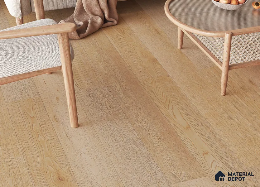 Engineered Wood Floor EF 00068 B Vestige Beige Radiance 75 x 8 inch (1900x194 mm) - 14 mm | 3 Layer Flooring | 3 mm Top Layer | 25 Year Warranty | Eco Friendly | Moisture Resistant | Click Lock Technology