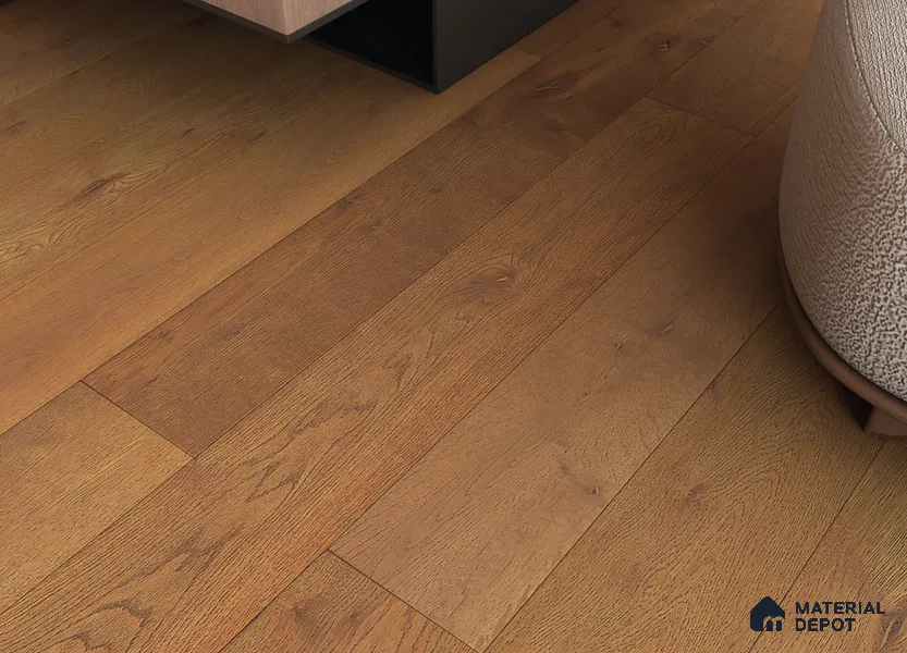 Engineered Wood Floor EF 00068 F Vestige Copper Luster 75 x 8 inch (1900x194 mm) - 14 mm | 3 Layer Flooring | 3 mm Top Layer | 25 Year Warranty | Eco Friendly | Moisture Resistant | Click Lock Technology